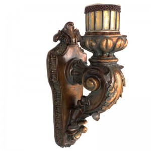 World Menagerie Rusted Wall Sconce Candle Holder WDMG1783